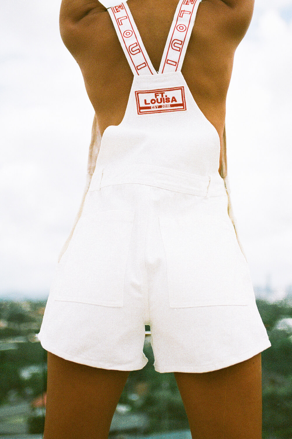 bottoms ft overalls   white denim 4